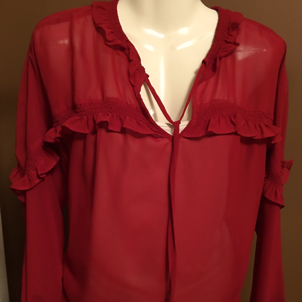 New! ABS by Allen Schwart blouse